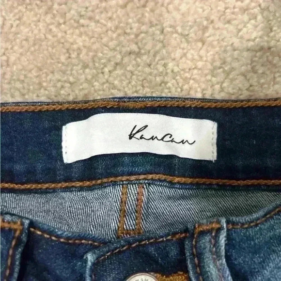 Kancan high rise blue distressed jeans in size 24 - Picture 7 of 9